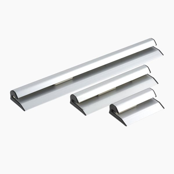 Clip-It Strip 24 Magnetic Note And Paper Holder- Aluminum